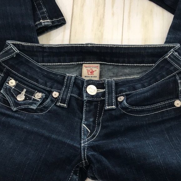 True Religion Brand New Julie Skinny Dark Jean - Picture 4 of 6